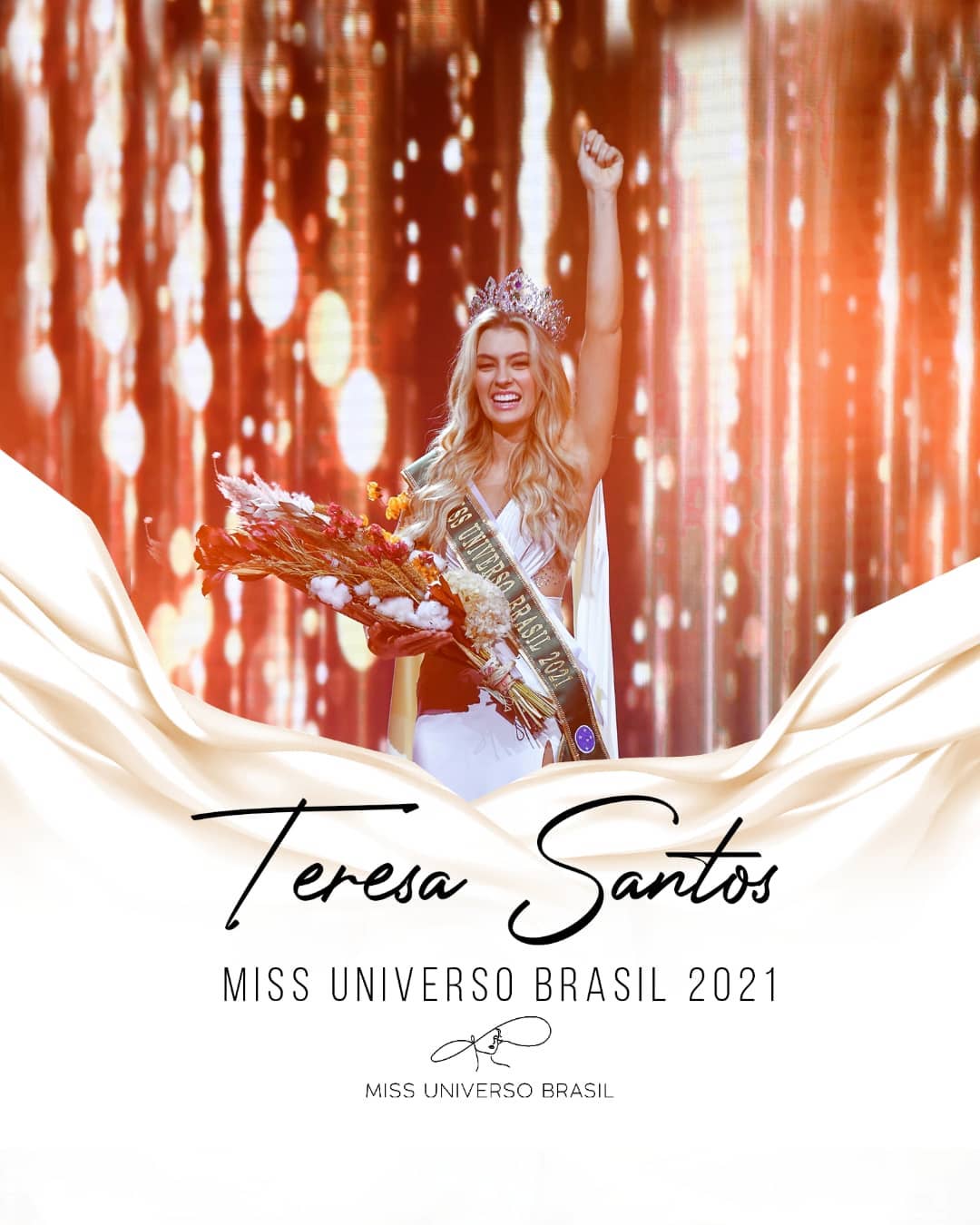 Miss Brasil cearense Teresa Santos é eleita e representará o Brasil no